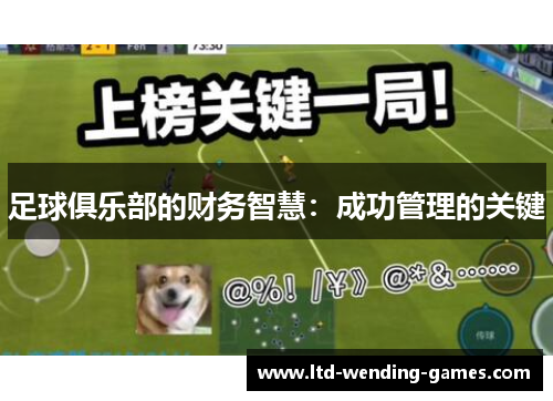 足球俱乐部的财务智慧：成功管理的关键